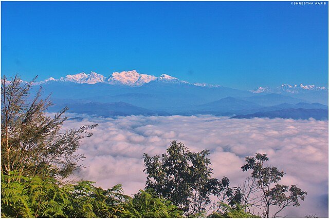 Bandipur himalaya view Nepal